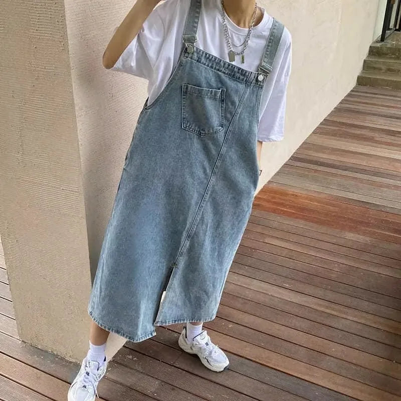 Nordspur | Strapello Sleeveless Dungaree-Style Midi Dress