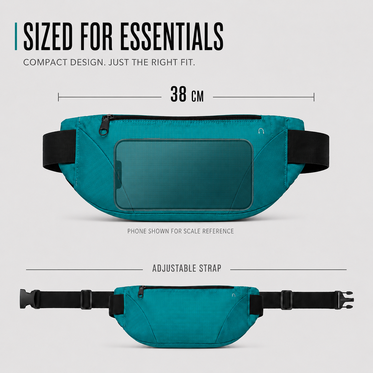 Nordspur | StrideLume Lightweight Waterproof Waist Pack