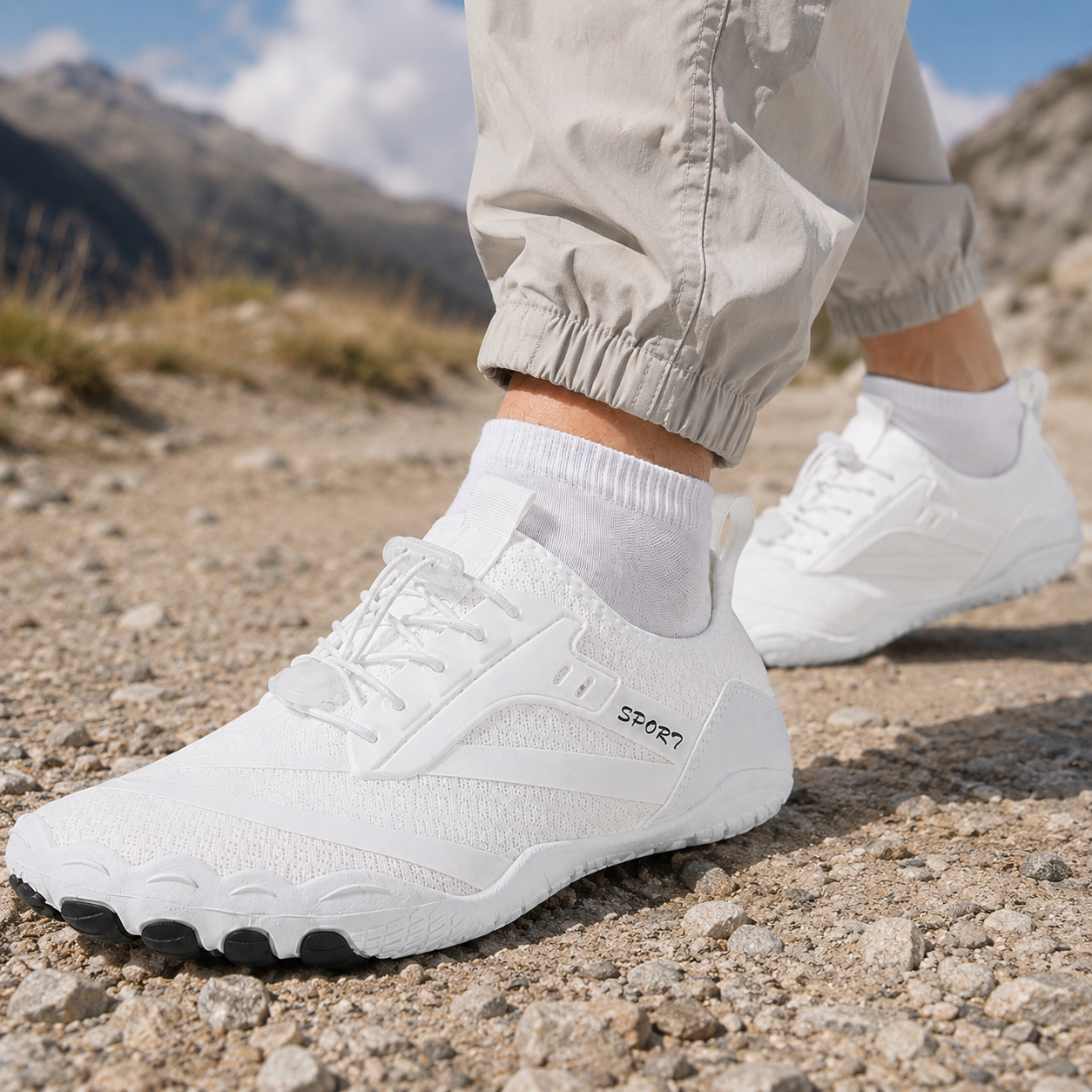 Nordspur | Strideox Barefoot Trail Shoes | Non-Slip Minimalist Hiking Shoes