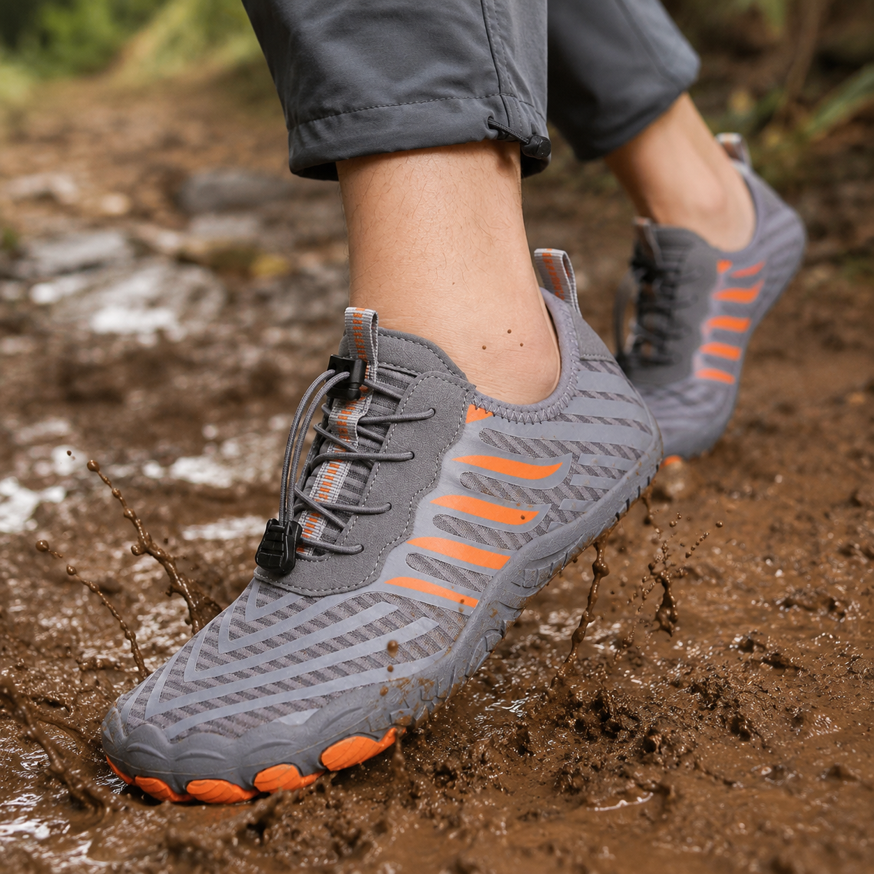 Nordspur | Strideox Barefoot Trail Shoes | Non-Slip Minimalist Hiking Shoes