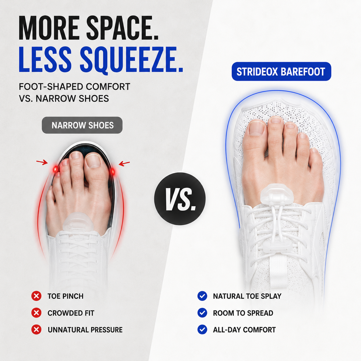 Nordspur | Strideox Barefoot Walking Shoes | Lightweight Everyday Minimalist Trainers