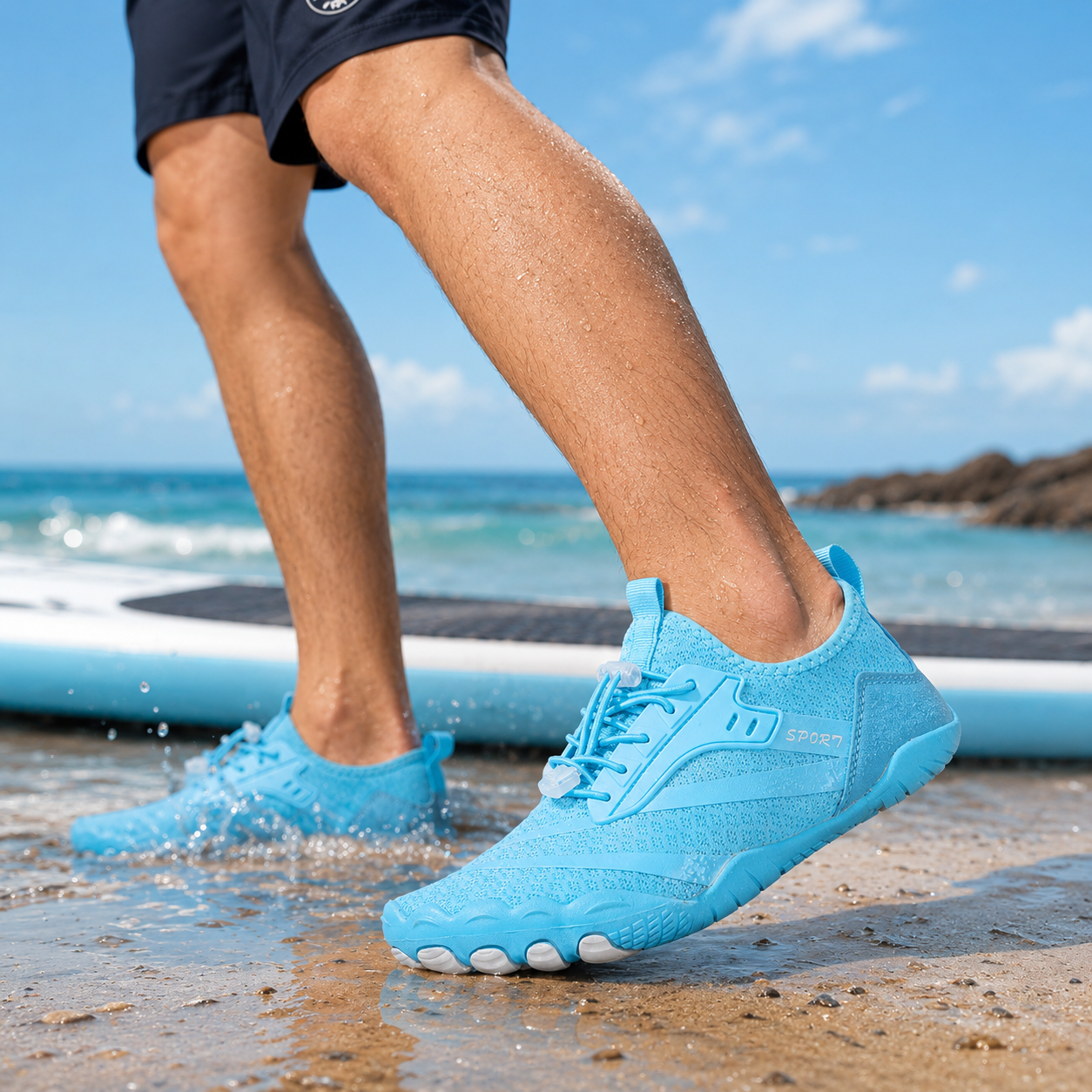 Nordspur | Strideox Barefoot Water Shoes | Quick-Dry Non-Slip Beach Shoe
