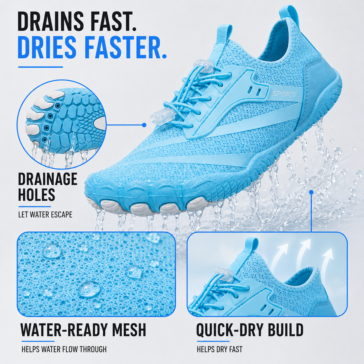 Nordspur | Strideox Unisex Barefoot Sole Sports Shoe