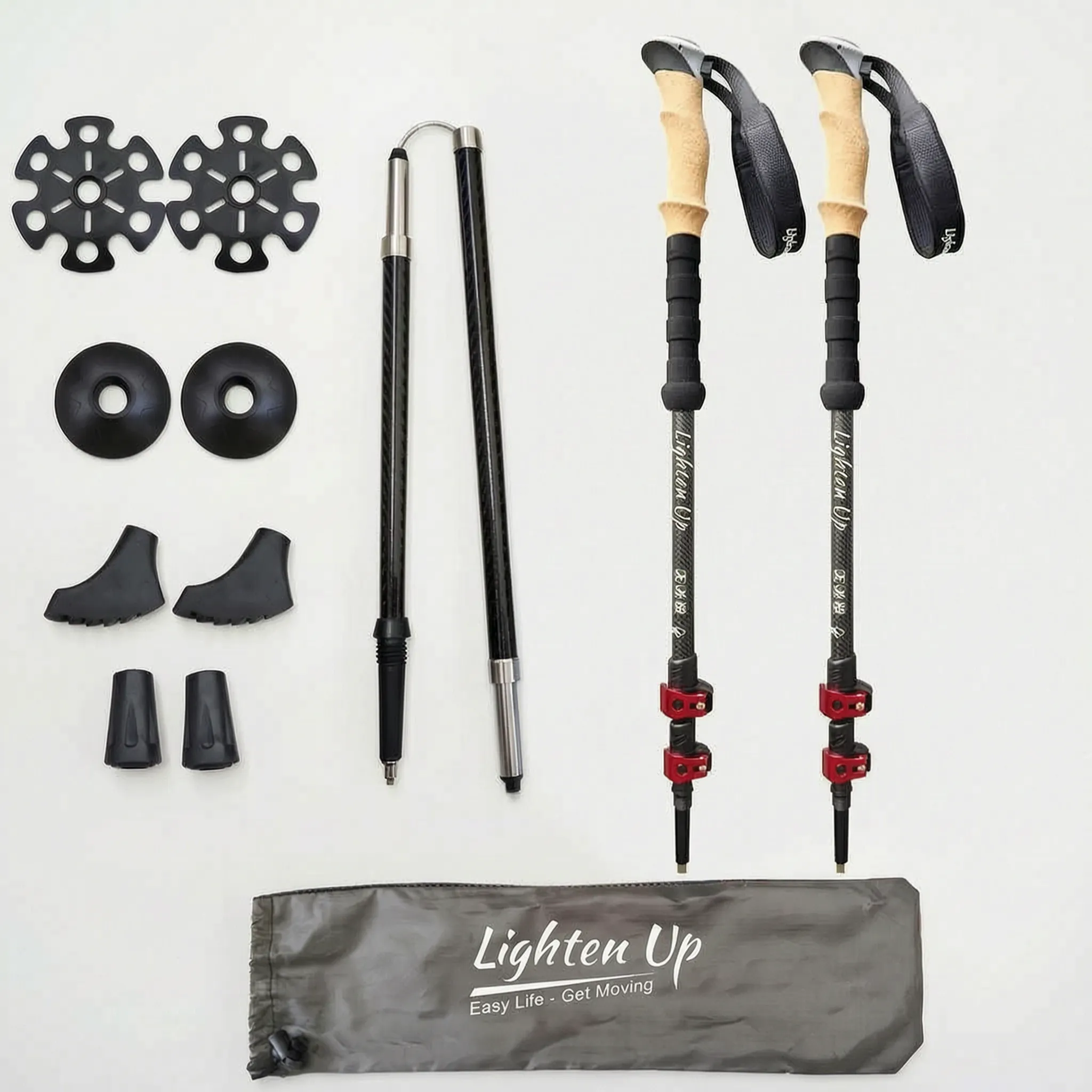 Nordspur | Stridora Telescopic Lightweight Adjustable Trekking Poles