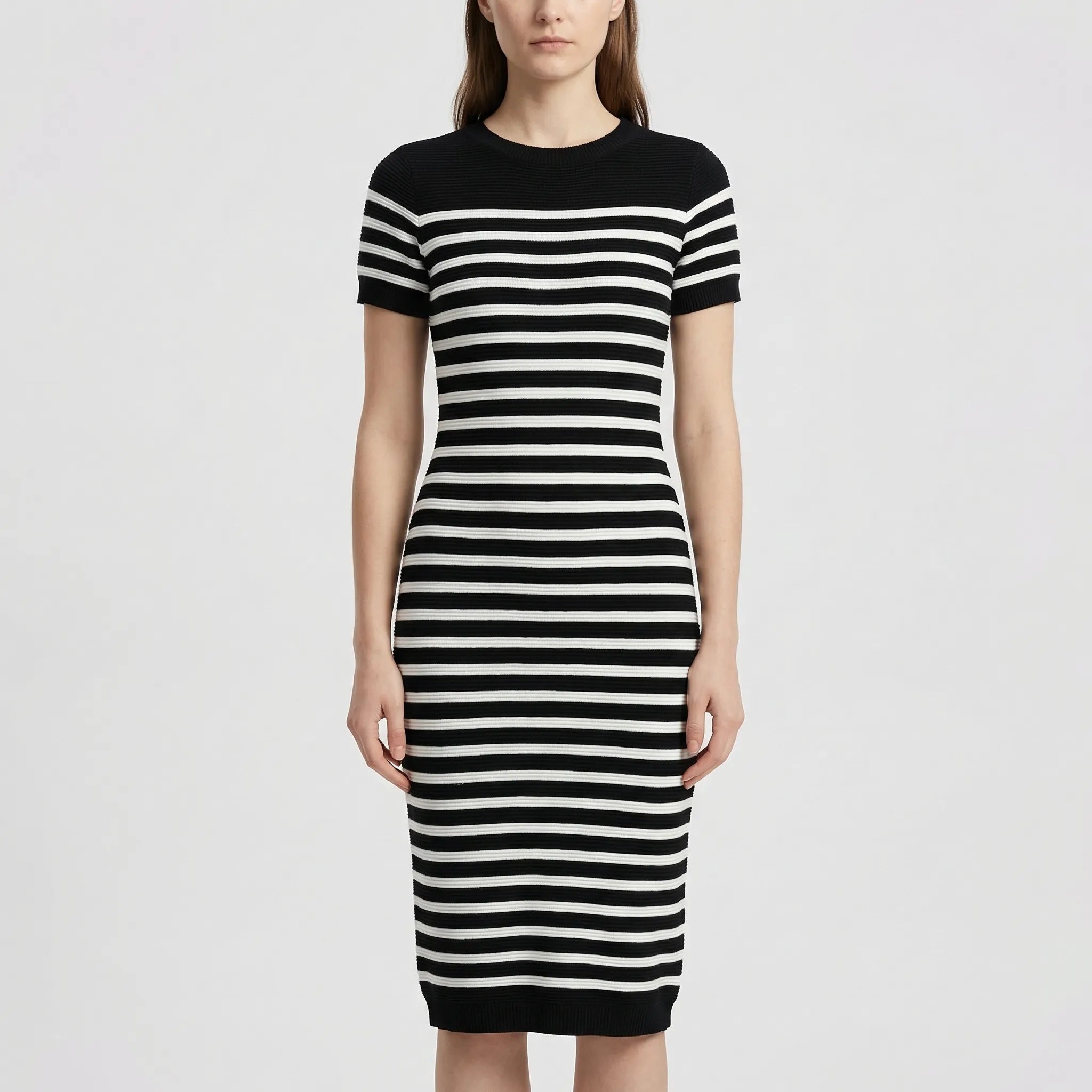 Nordspur | Stripova Striped Bodycon Midi Sundress