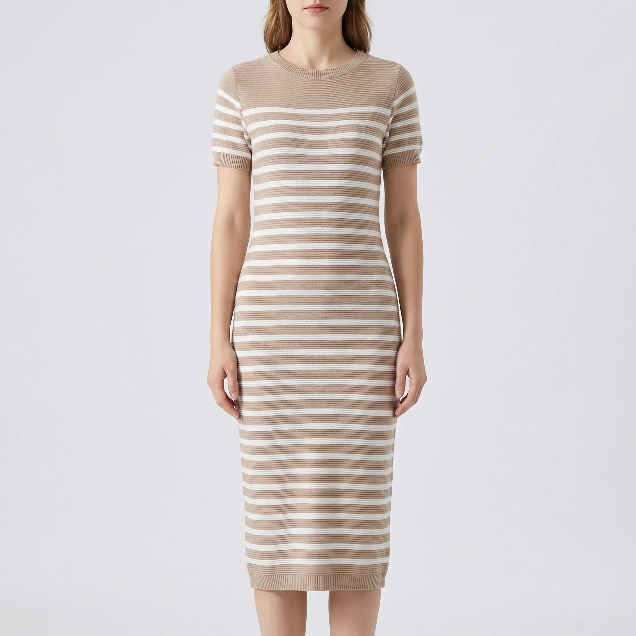 Nordspur | Stripova Striped Bodycon Midi Sundress