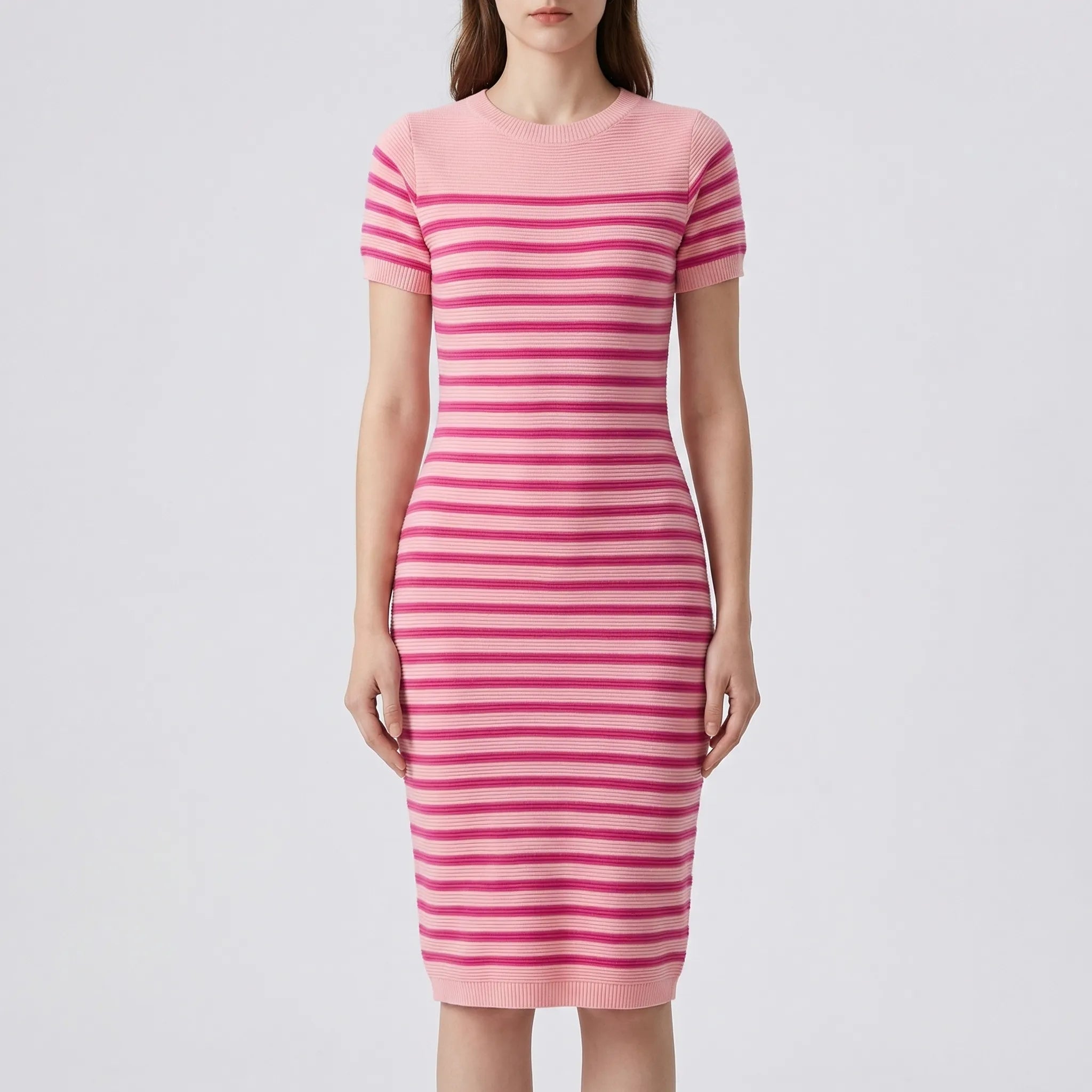 Nordspur | Stripova Striped Bodycon Midi Sundress