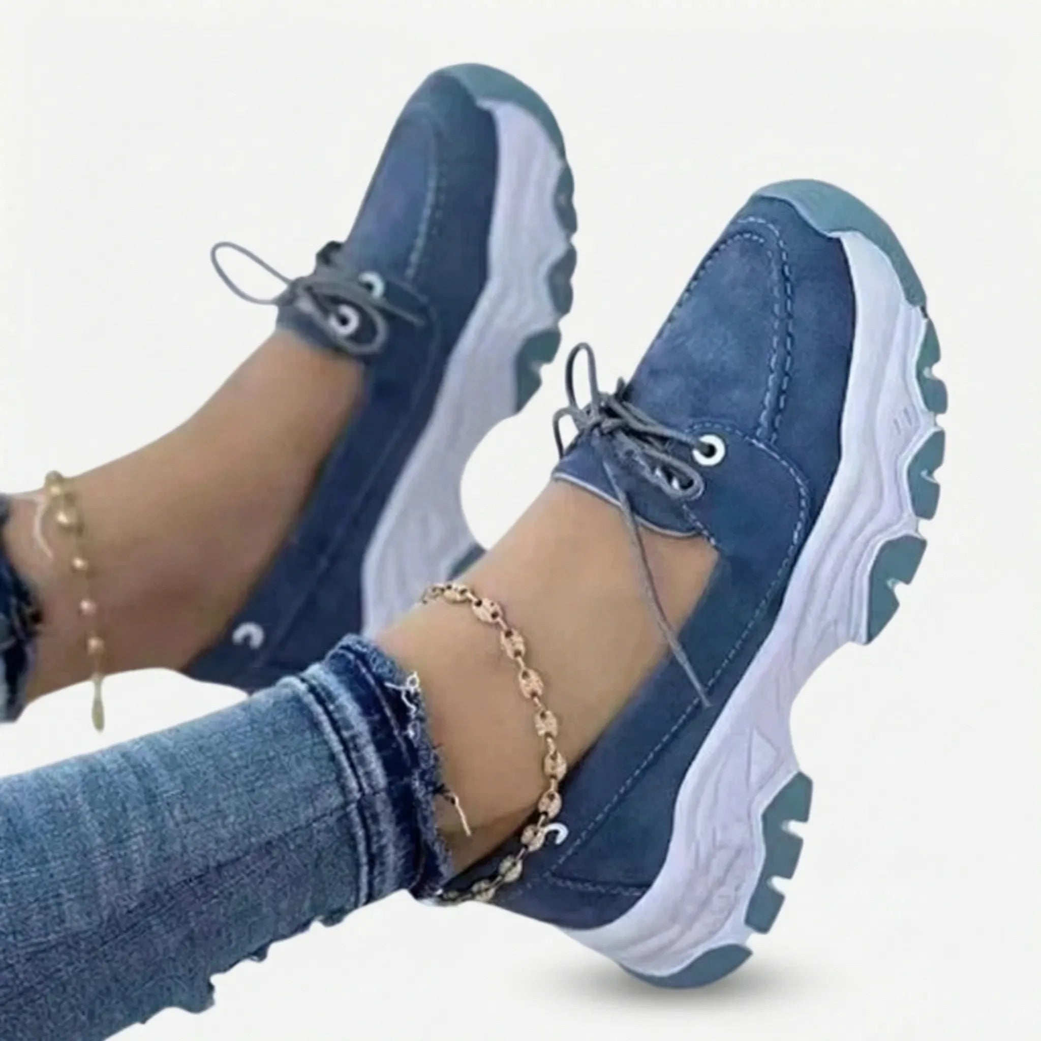 Nordspur | Strolvie Chunky Sole Lace-Up Walking Trainer