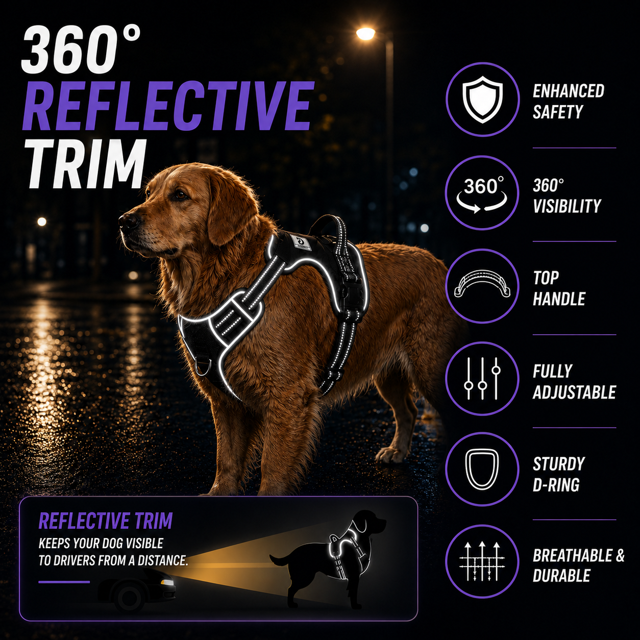 Nordspur | Strutpaw Adjustable No-Pull Chest Harness