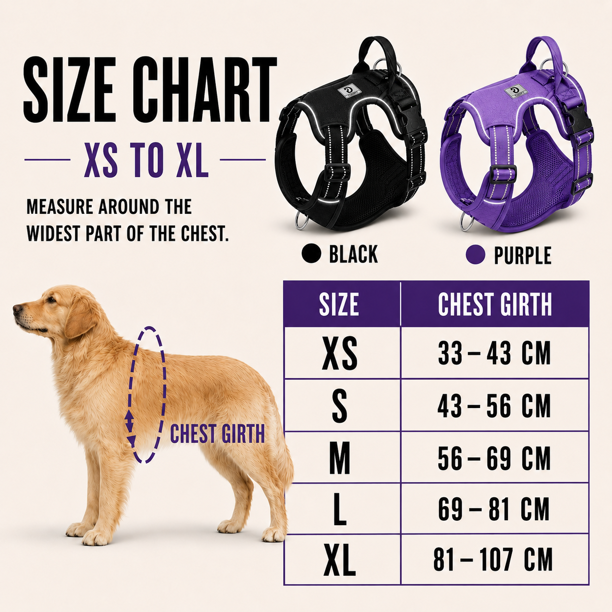Nordspur | Strutpaw Adjustable No-Pull Chest Harness