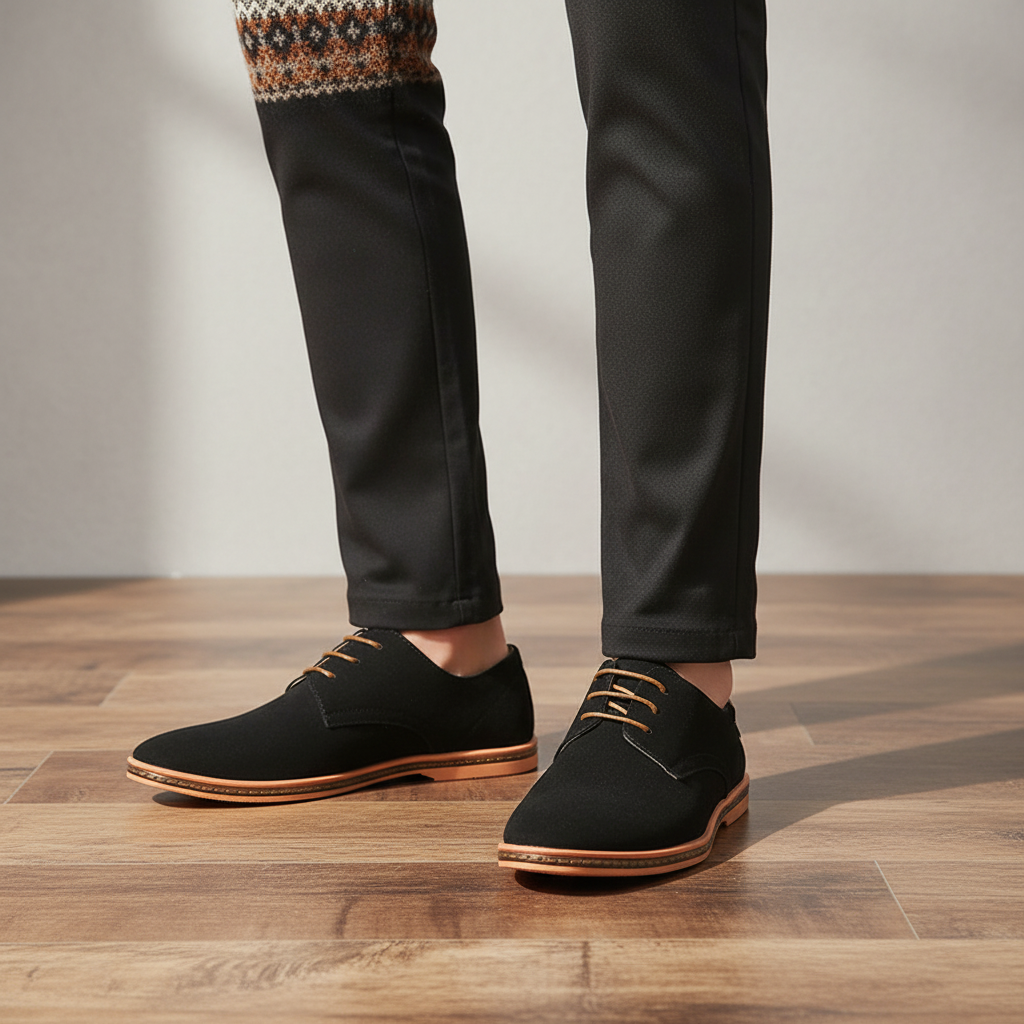 Nordspur | Suede Leather Oxford Shoe
