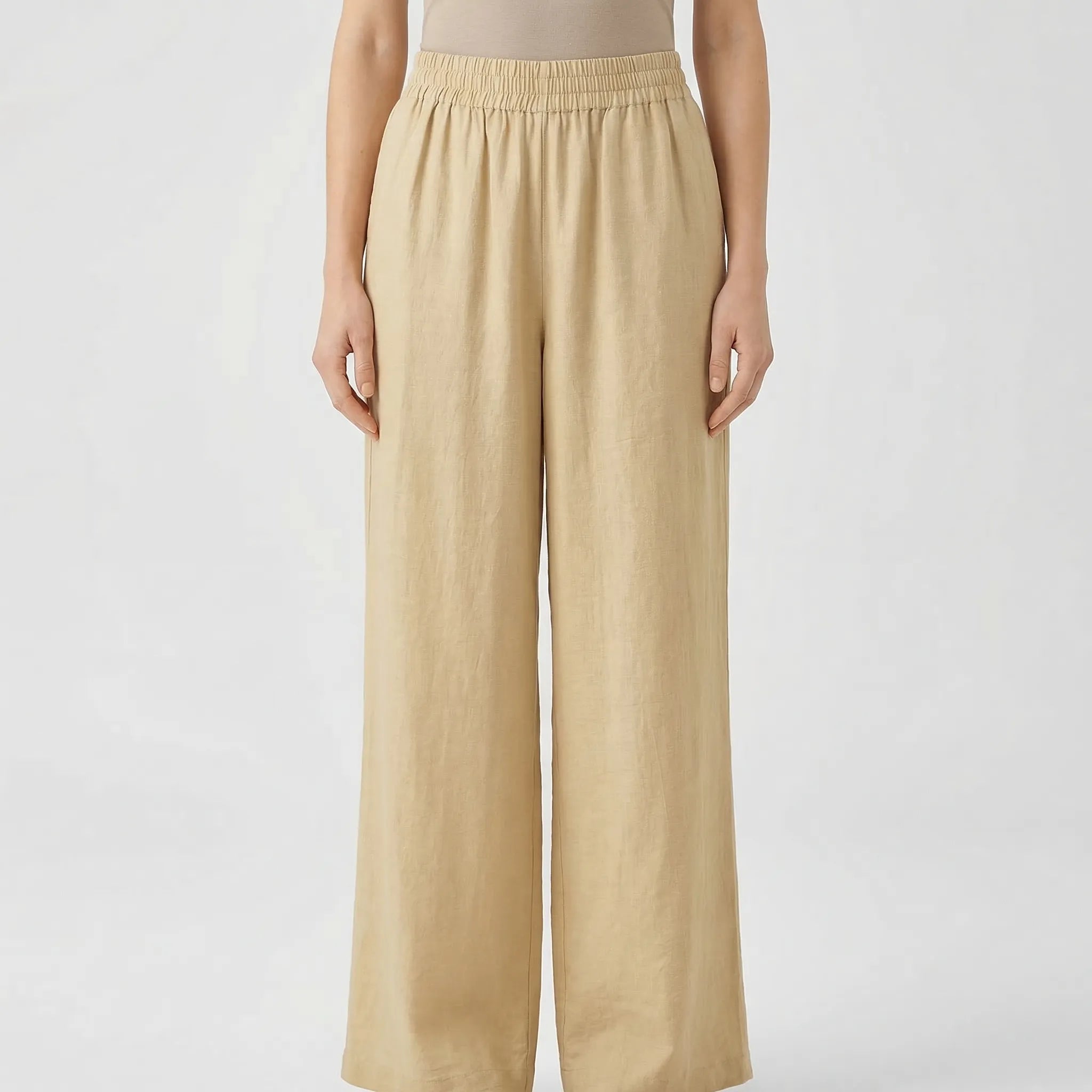 Nordspur | Summerelle Zip-Front Belted Shirt And Wide-Leg Trouser Set