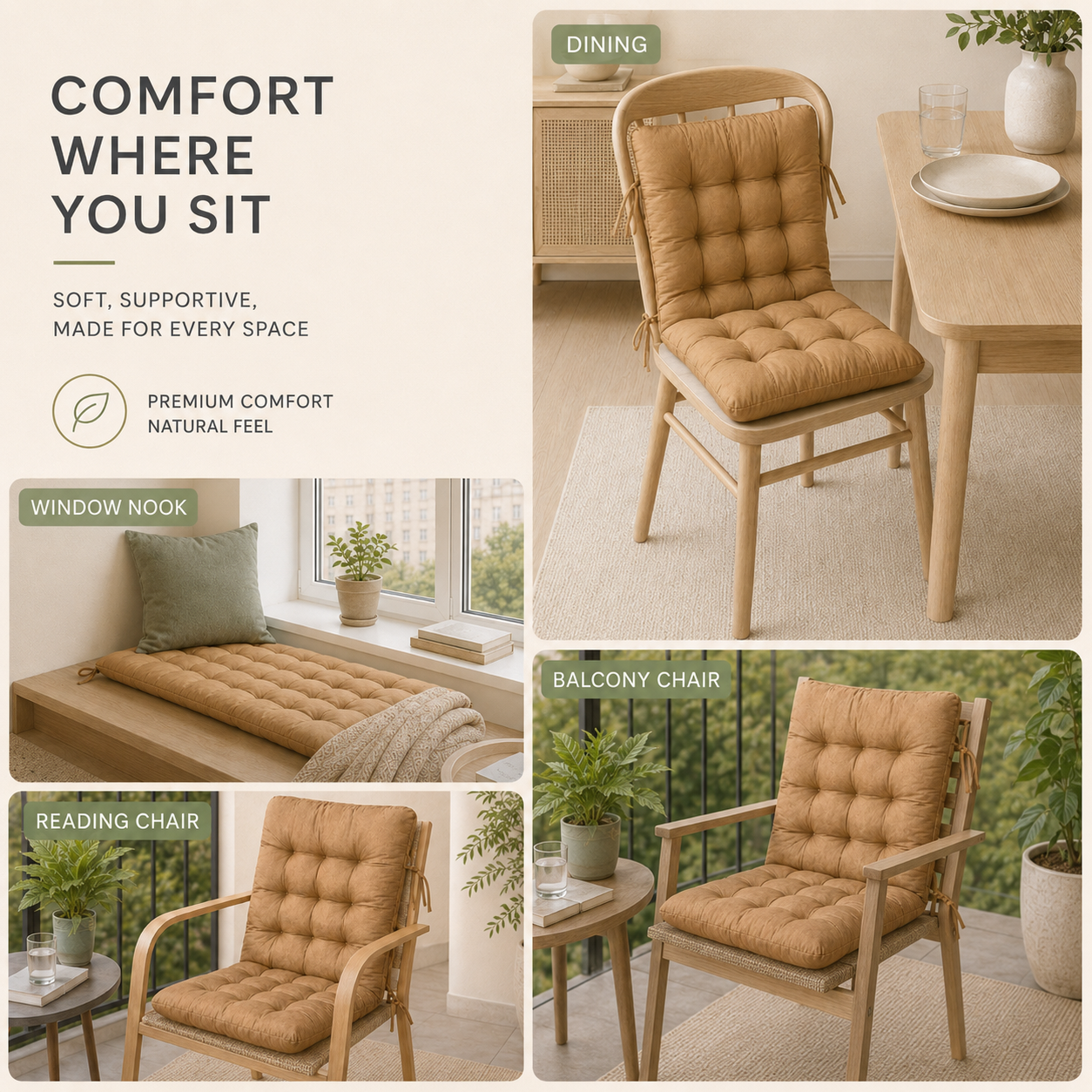 Nordspur | Sunlaxia Tufted Lounger Cushion Pad
