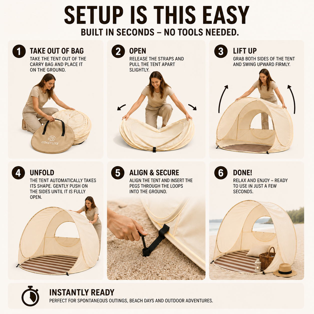 Nordspur | Sunverra Pop Up Beach Shelter