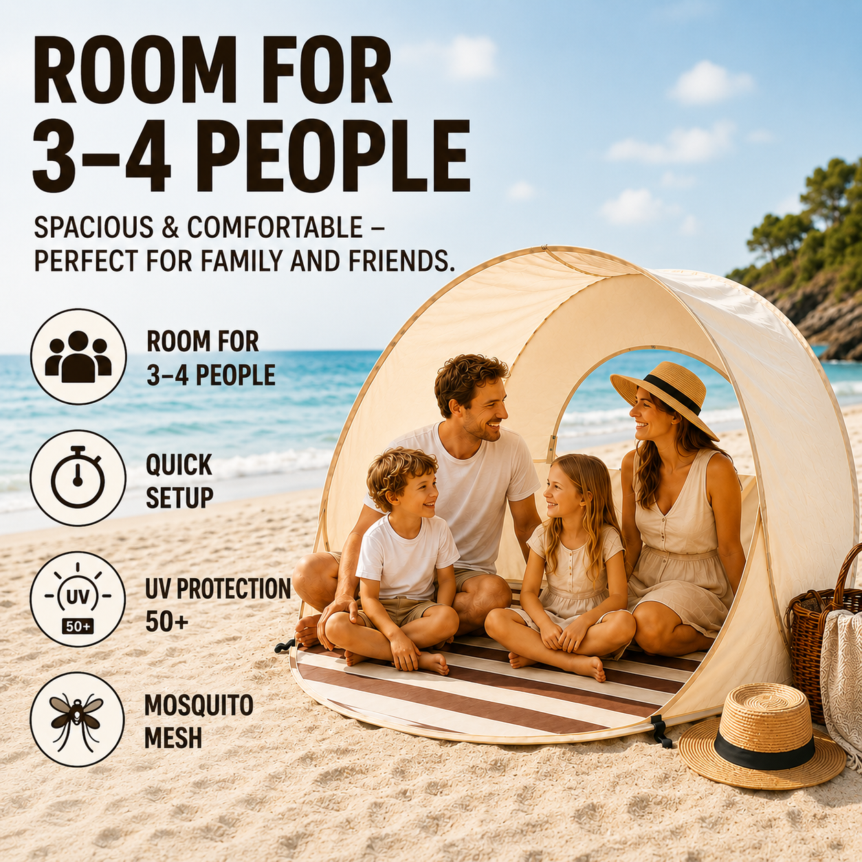 Nordspur | Sunverra Pop Up Beach Shelter
