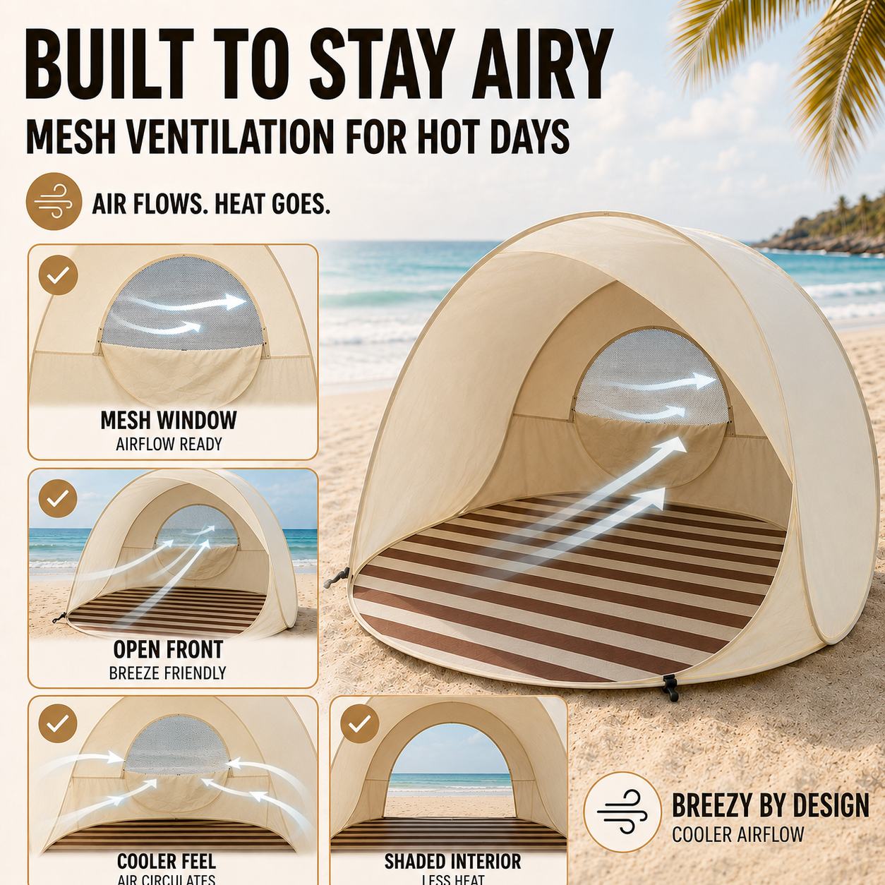 Nordspur | Sunverra Pop Up Beach Shelter