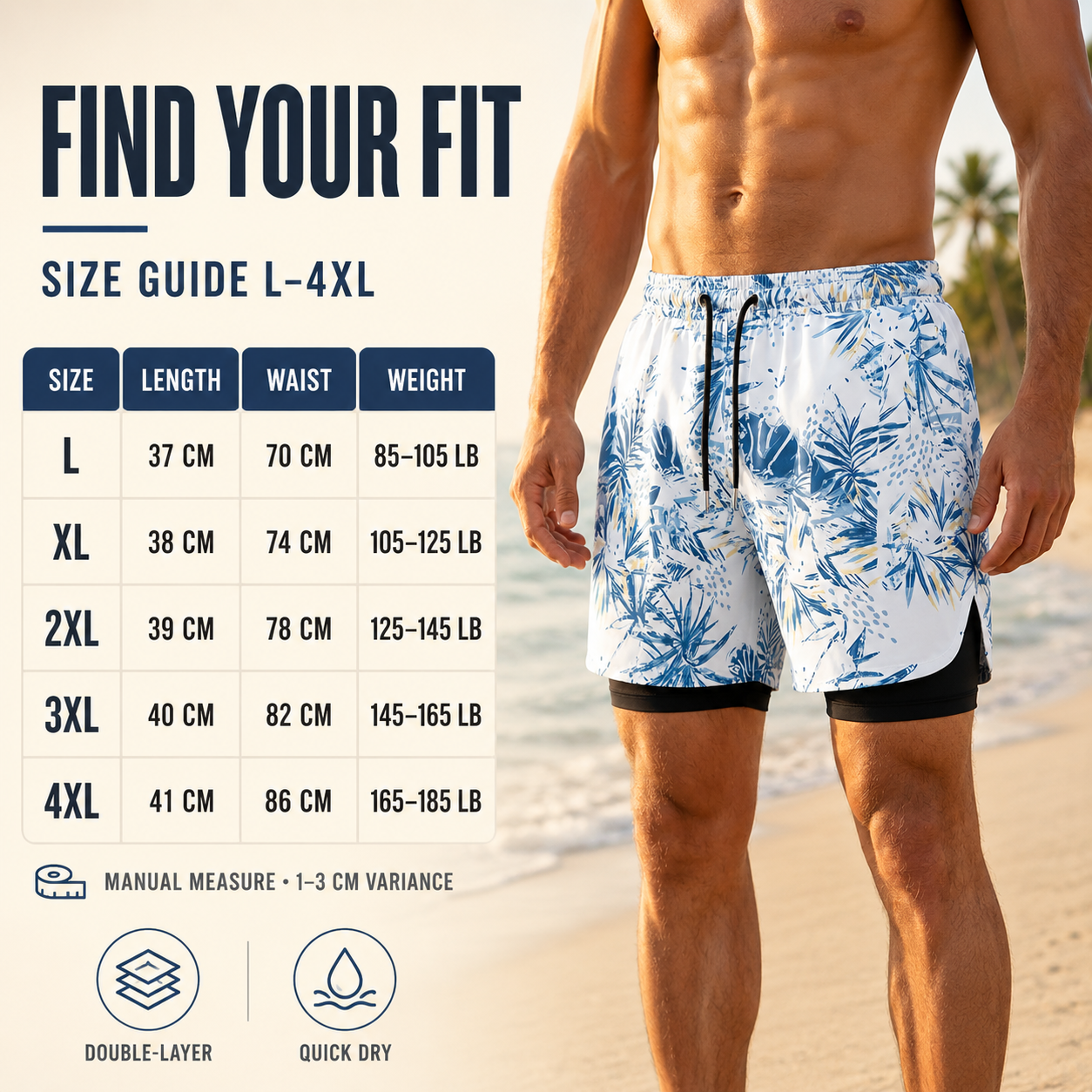 Nordspur | Suraflow Loose Double Layer Swim Shorts