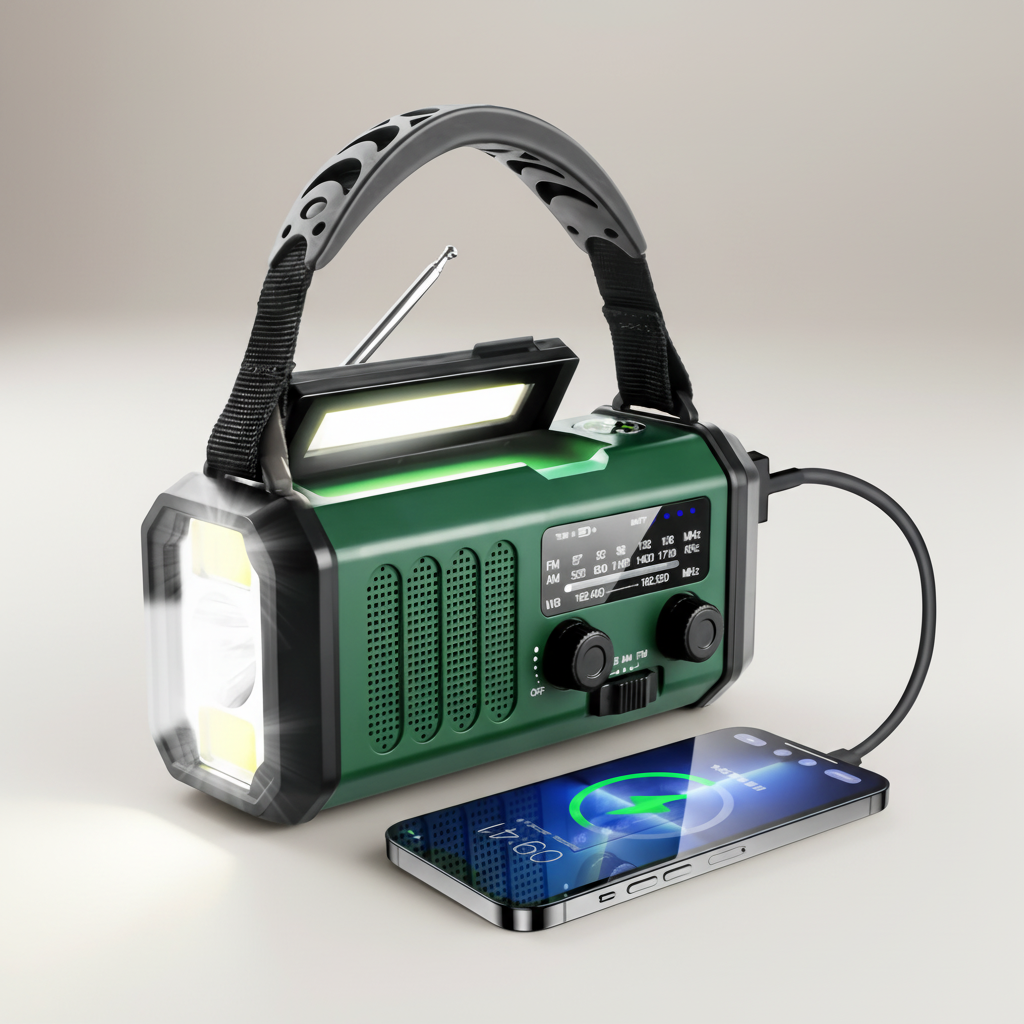 Nordspur | SurviBeam Hand Crank Emergency Radio