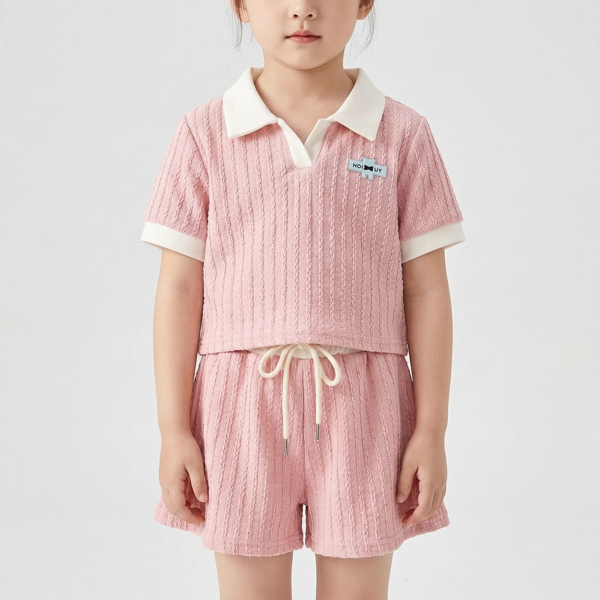Nordspur | Sweetling Short Sleeve Polo Top And Shorts Set