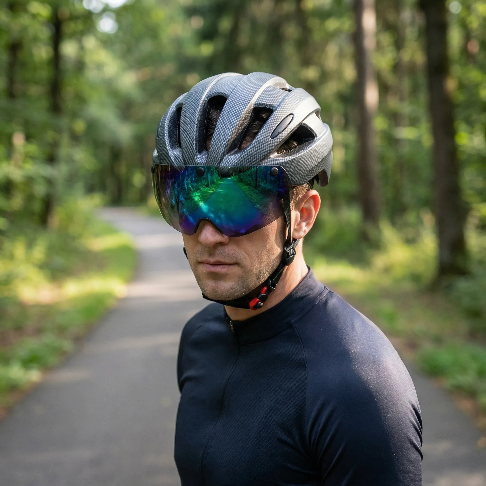 Nordspur | Swiftlid Lightweight MTB Cycling Helmet With Goggles