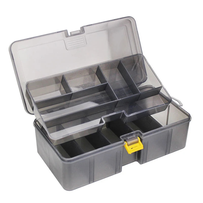 Nordspur | Tacklia Compact Transparent Grey Fishing Tackle Box