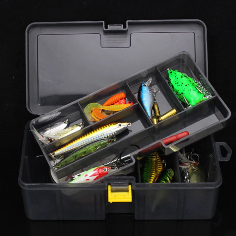 Nordspur | Tacklia Compact Transparent Grey Fishing Tackle Box