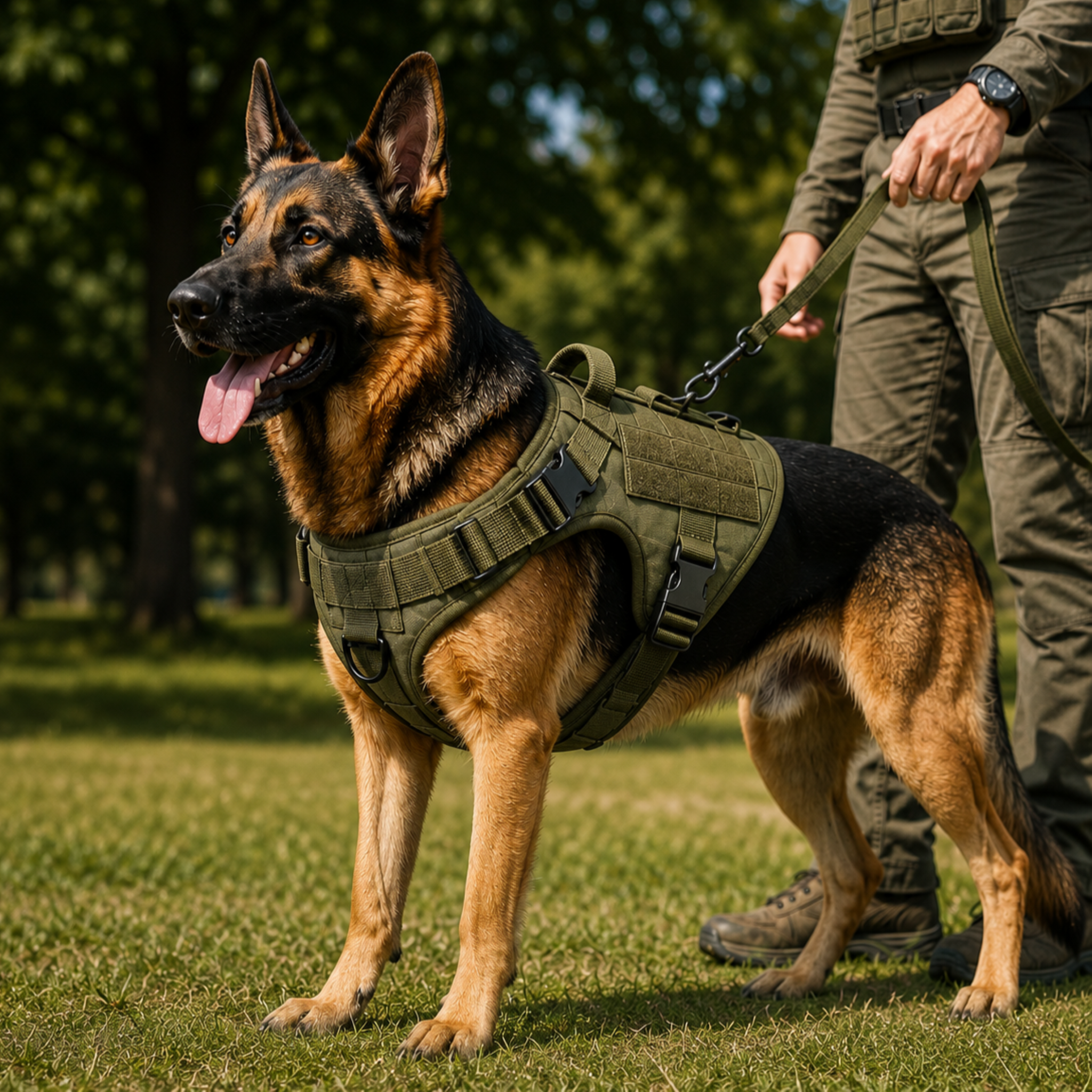 Nordspur | Tacticanine Military-Style Tactical Dog Harness Set