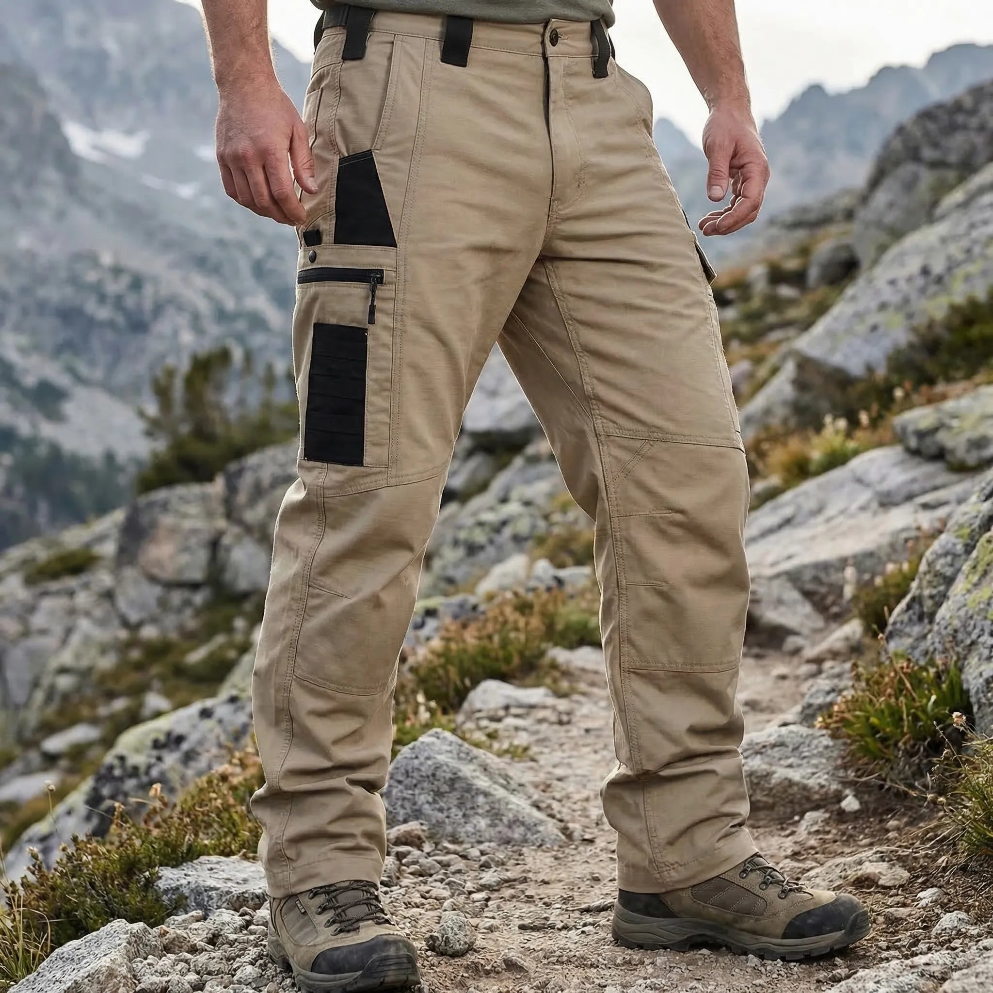 Nordspur | Tactiplex Multi-Pocket Straight-Leg Cargo Trousers