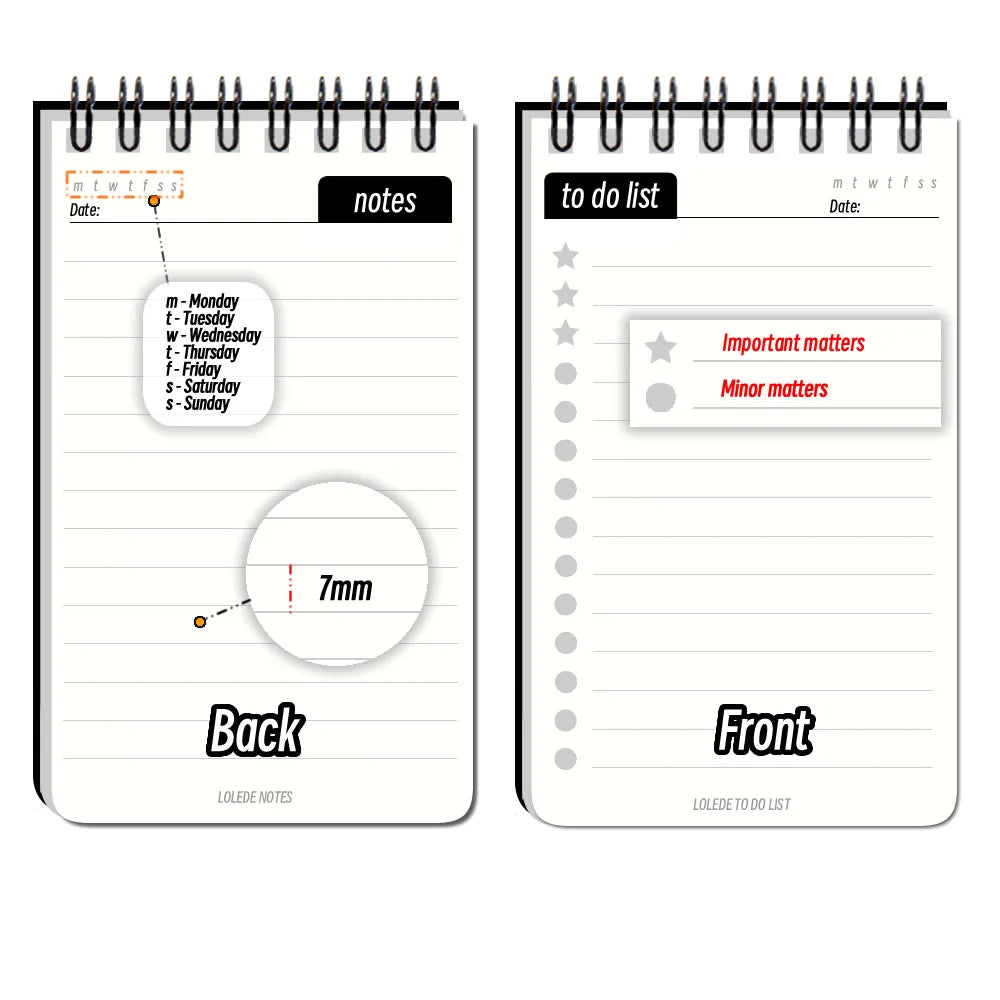 Nordspur | Taskoryx Top Spiral Pocket Notepad