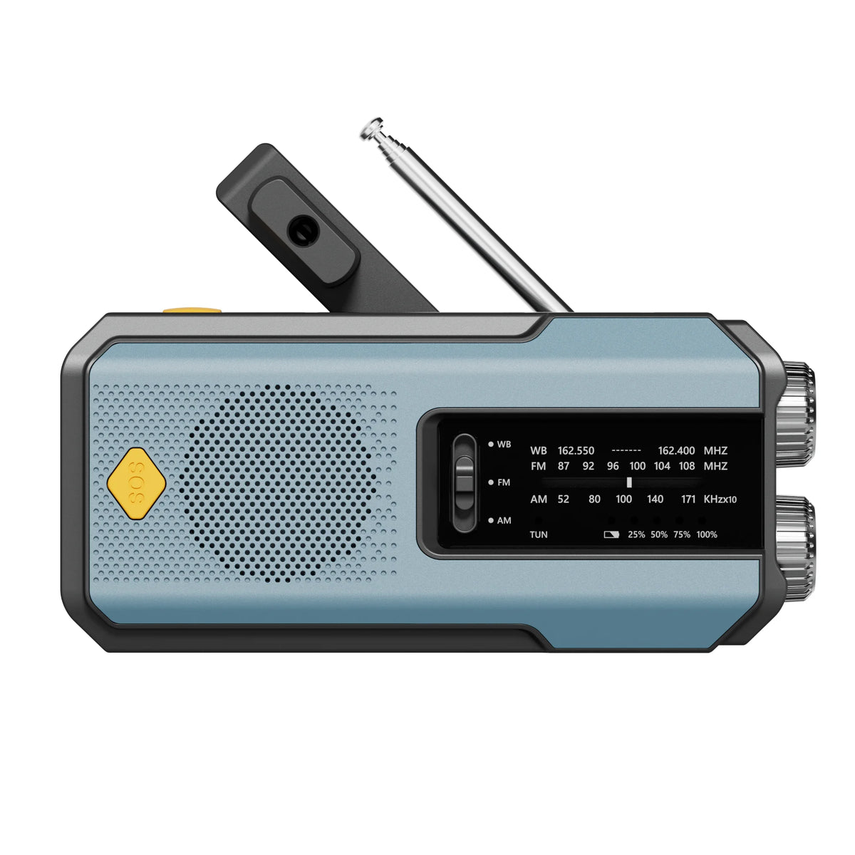 Nordspur | Tavelon Crank Powered Weather Radio With Flashlight
