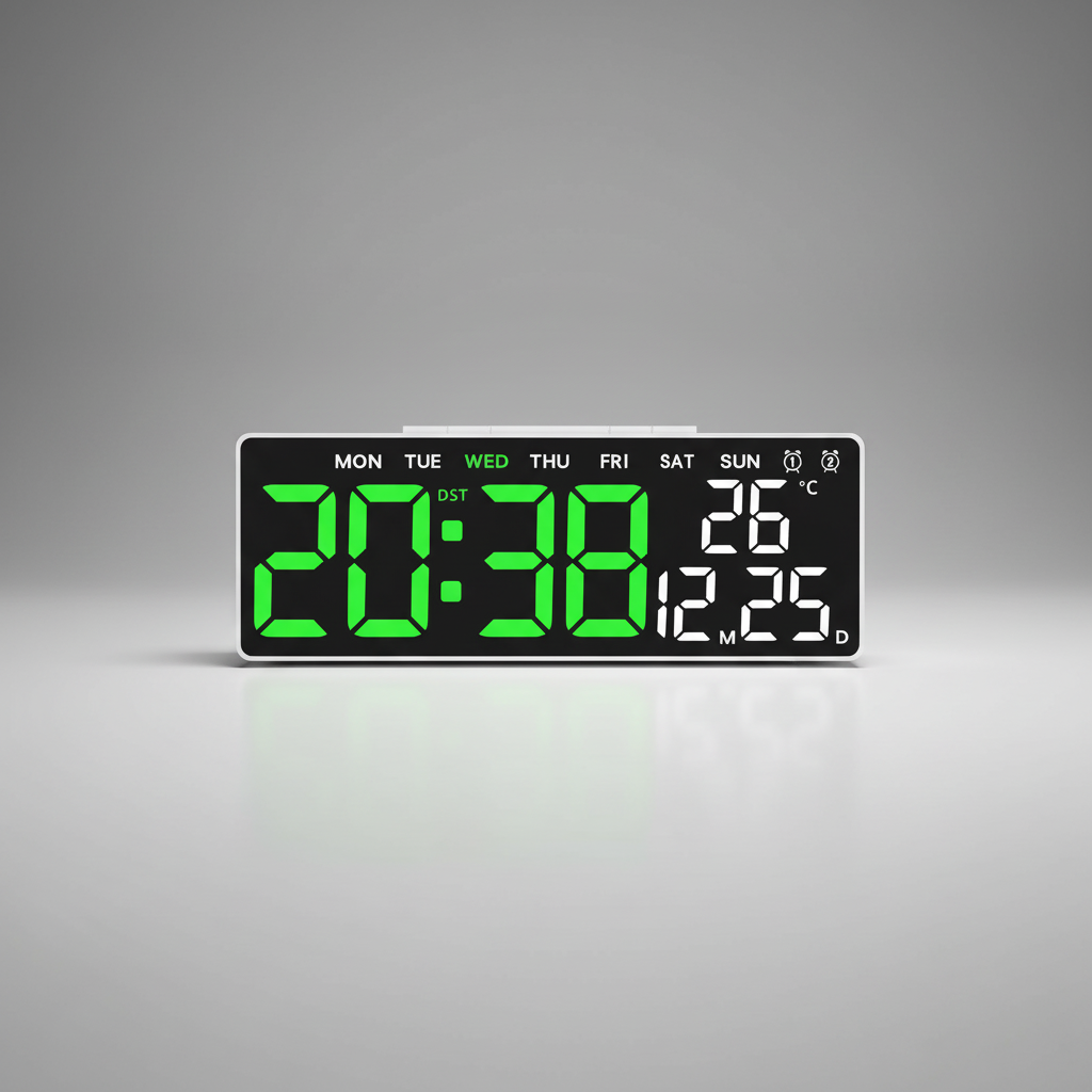 Nordspur | TemporaX Modern Digital Table Clock
