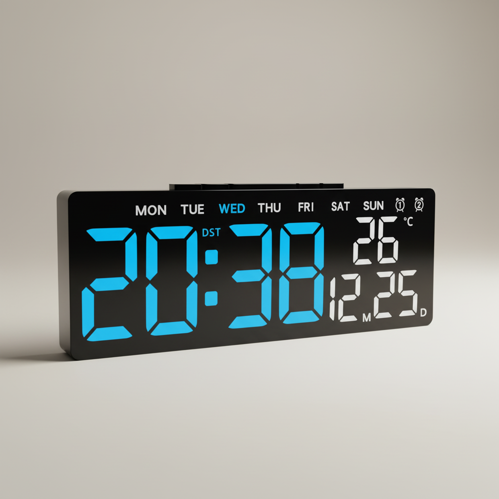 Nordspur | TemporaX Modern Digital Table Clock
