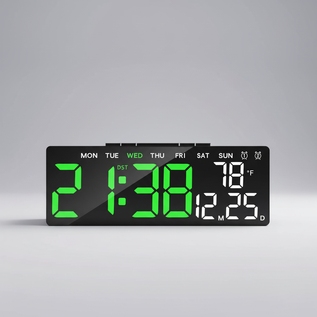 Nordspur | TemporaX Modern Digital Table Clock