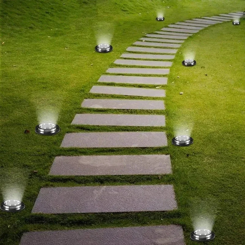 Nordspur | Terrabeam Disk Shaped Solar Garden Ground Lights