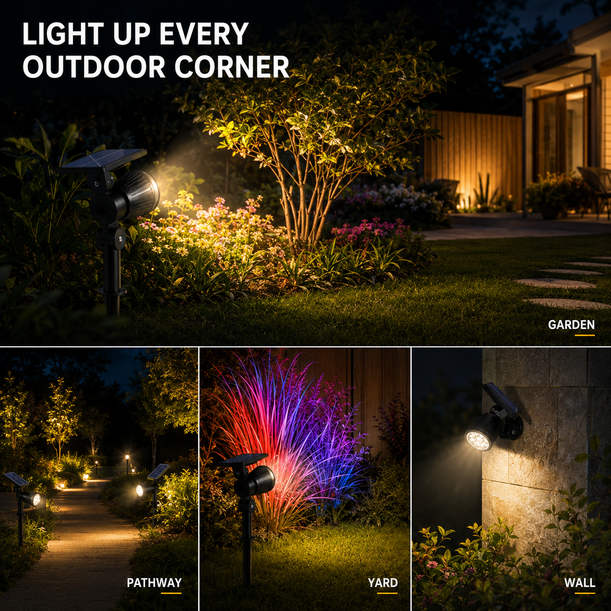 Nordspur | Terralux Solar-Powered In-Ground Garden Spotlight