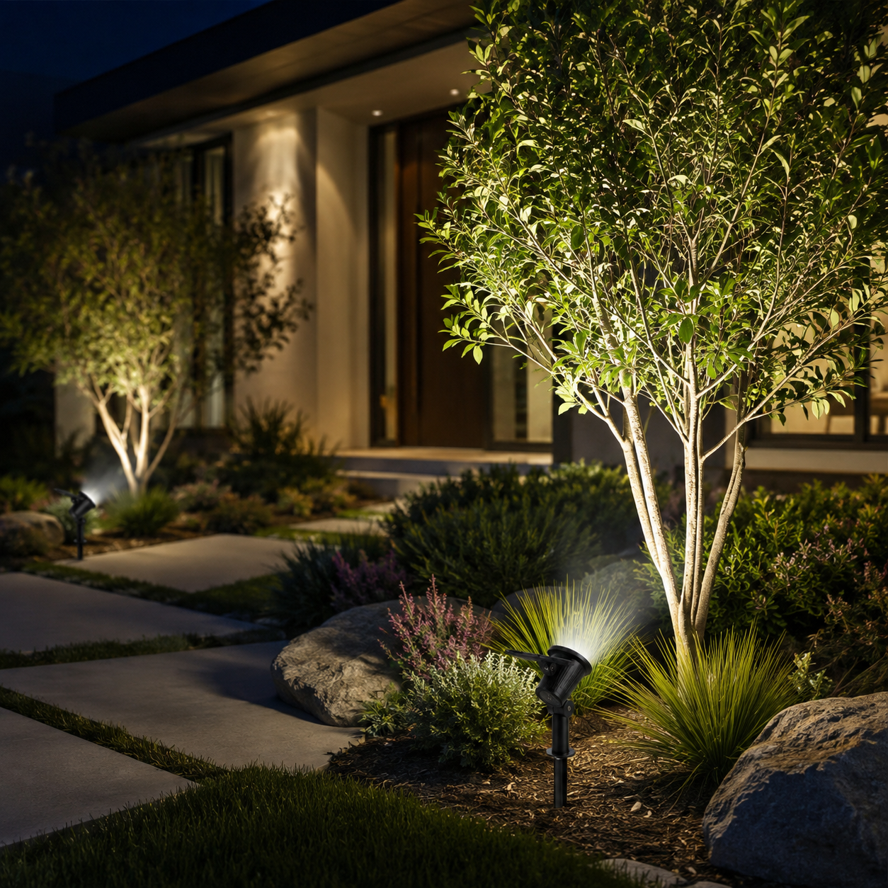 Nordspur | Terralux Solar-Powered In-Ground Garden Spotlight