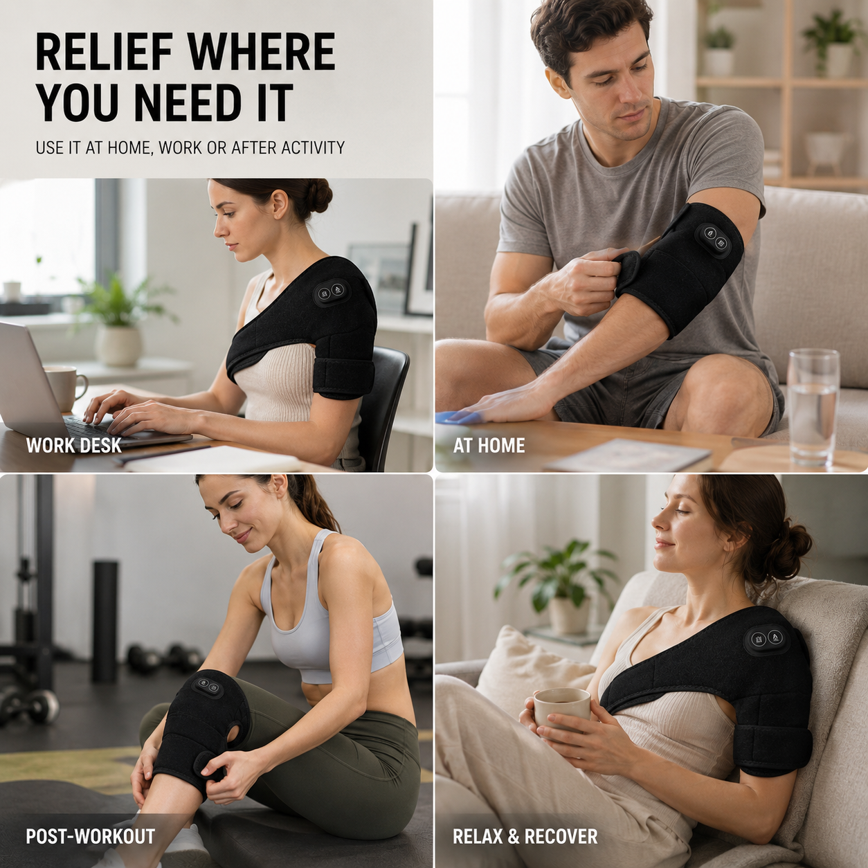 Nordspur | ThermaReliv 3 In 1 Heated Support Wrap