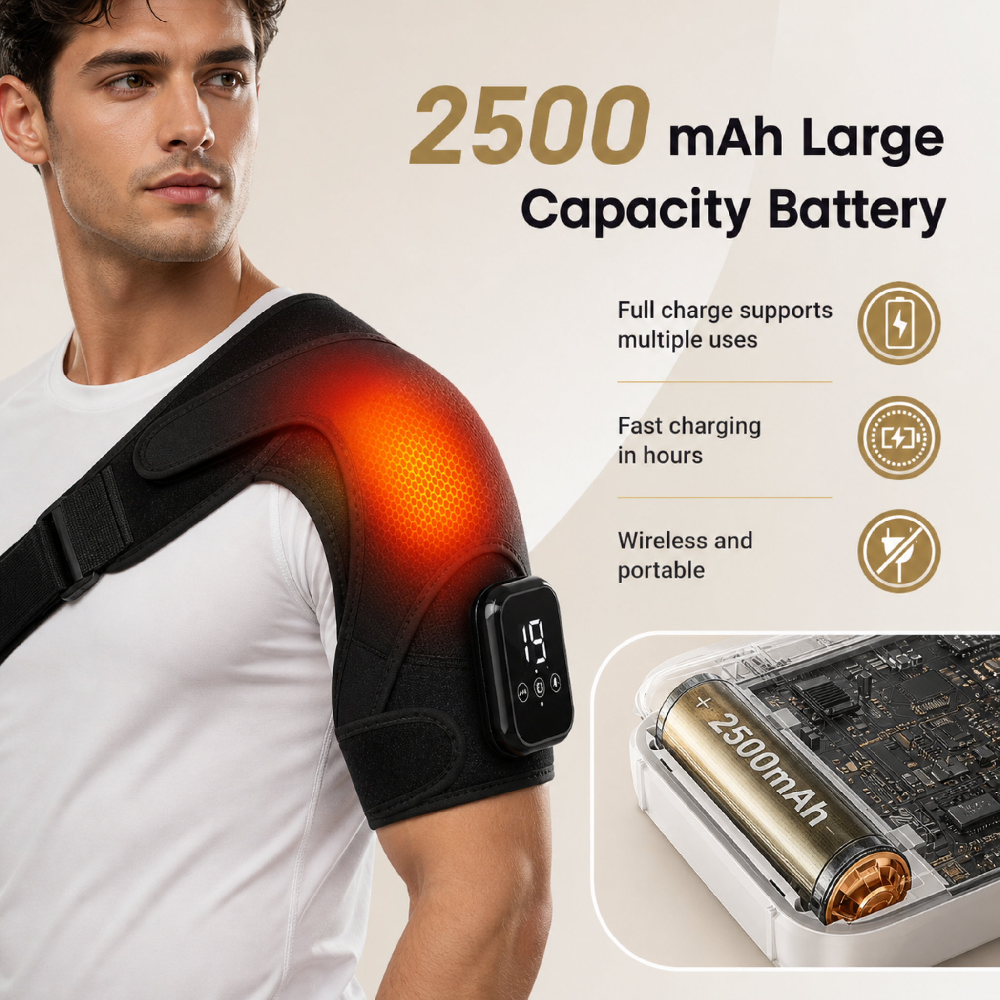 Nordspur | ThermaShould Electric Heated Shoulder Brace