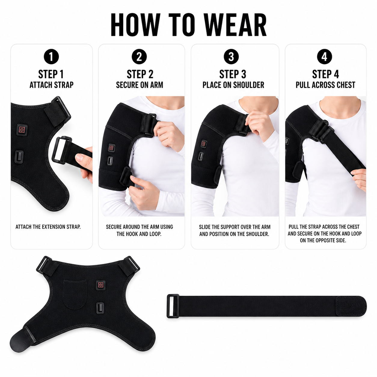 Nordspur | ThermaSoothe Heated Shoulder Support Wrap