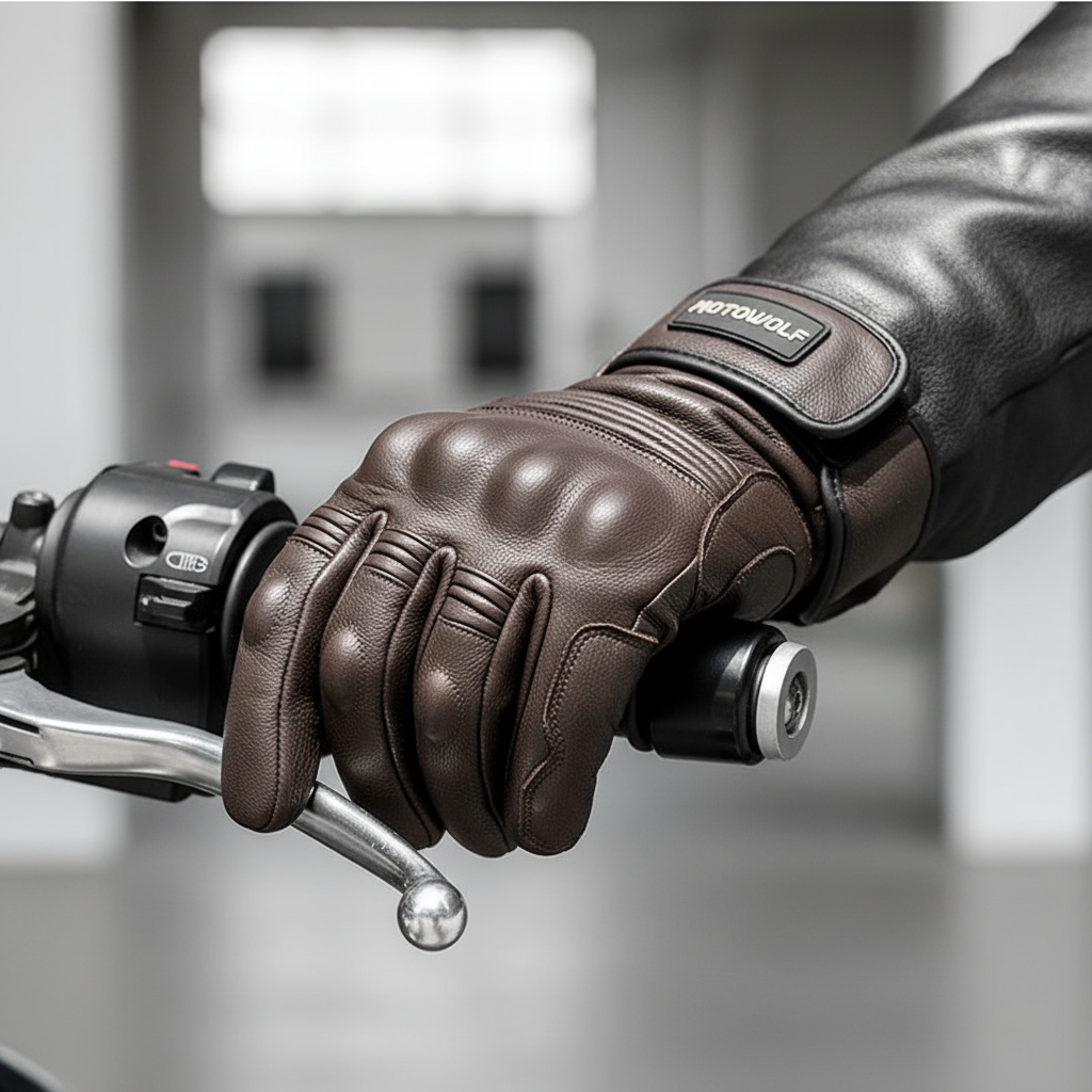 Nordspur | Thermal Leather Riding Gloves