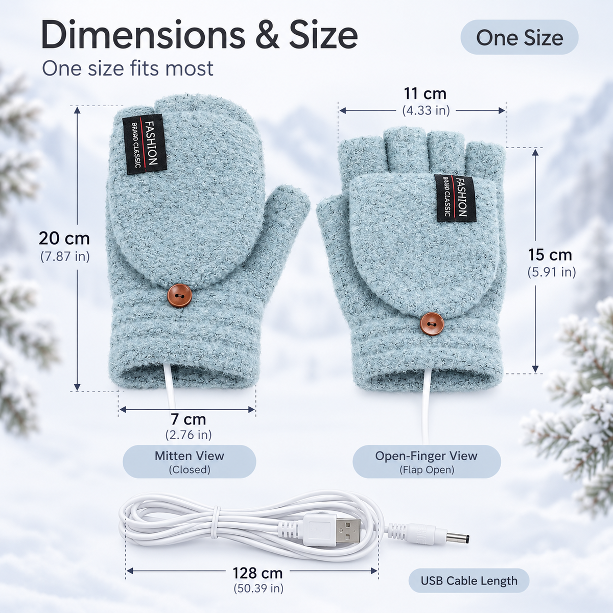 Nordspur | Thermowrap Convertible USB Heated Gloves