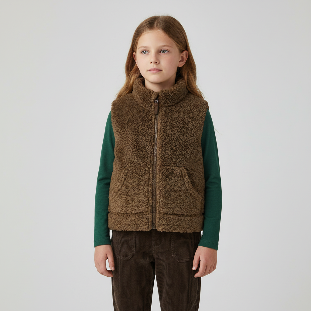Nordspur | Thick Coral Fleece Vest
