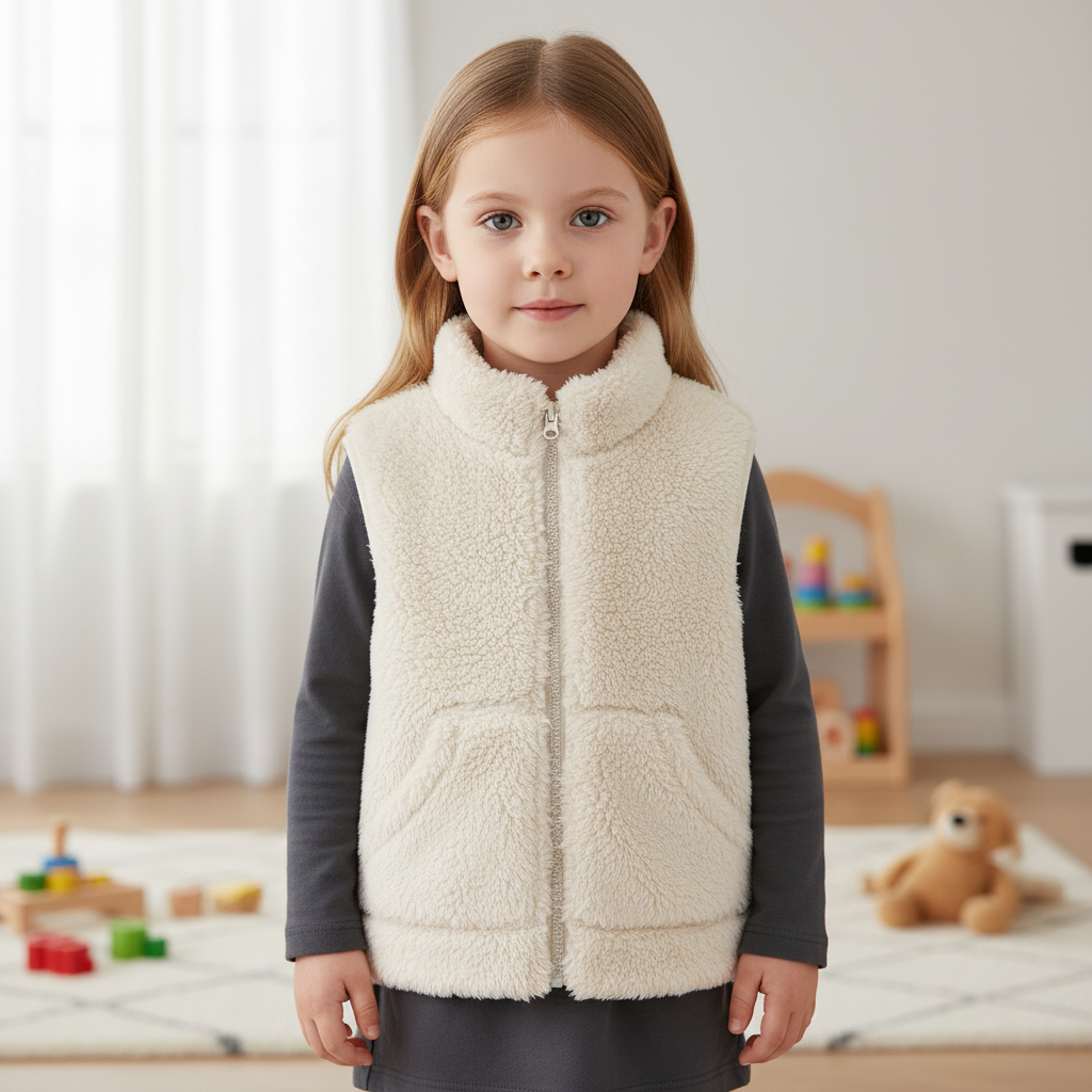 Nordspur | Thick Coral Fleece Vest