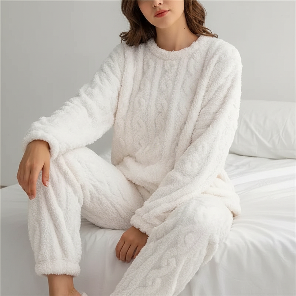 Nordspur | Thick Coral Velvet Pajama Set