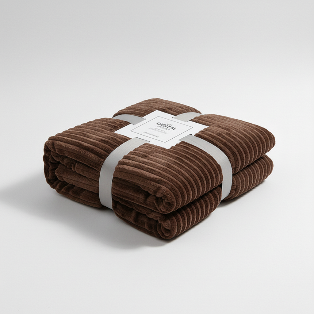 Nordspur | Thick Coral Velvet Throw