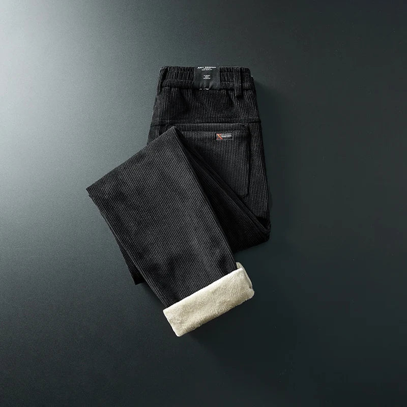 Nordspur | Thick Fleece Lined Corduroy Pants
