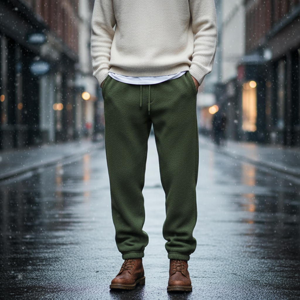 Nordspur | Thick Fleece Wide Leg Pants