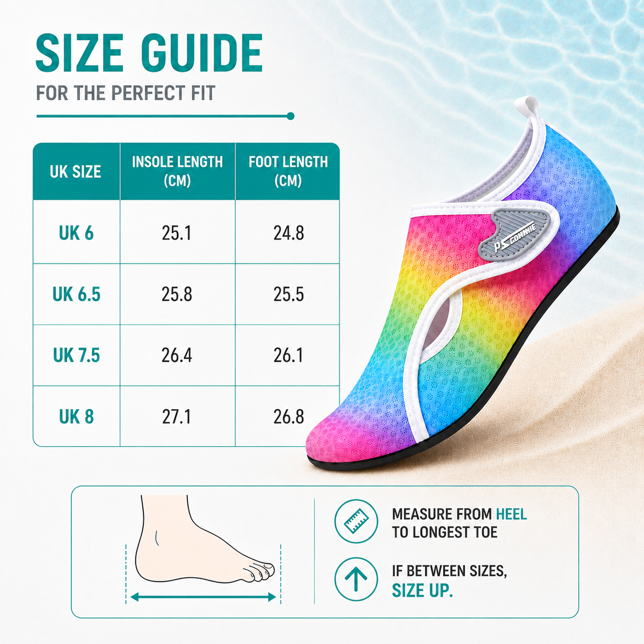 Nordspur | Tidalgrip Anti-Slip Aquatic Sock Shoe