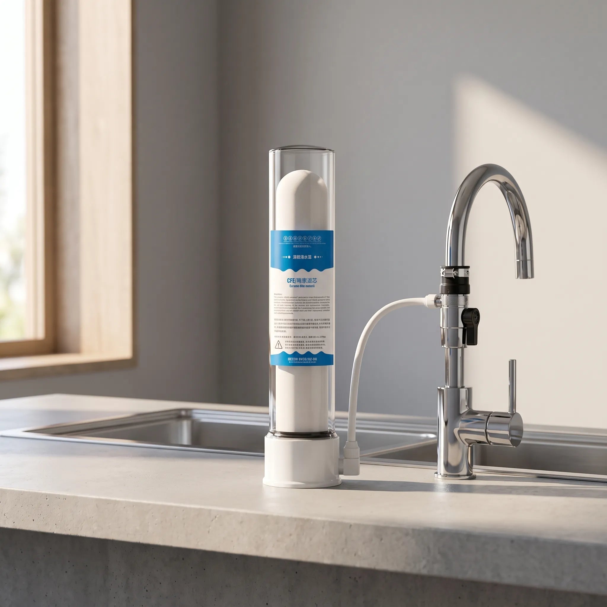 Nordspur | Tidelis Countertop Transparent Domestic Water Filter