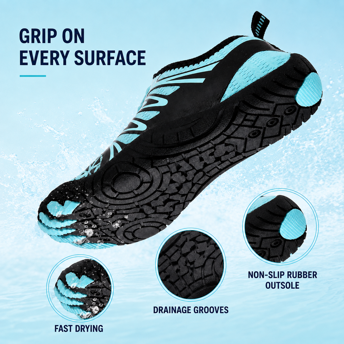 Nordspur | Tidestep Quick-Drying Barefoot Water Sneaker